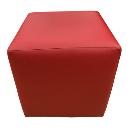 Taburet Cube roșu