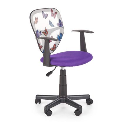 Scaun birou ergonomic pentru copii Spiker culoare violet