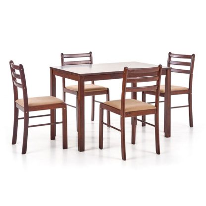 Set masă + 4 scaune de bucătărie din lemn New Starter